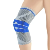 spring basketball support silicon padded knee pads support brace meniscus patella protector sports safety protection kneepad