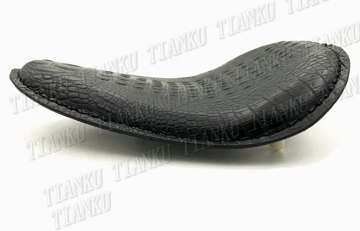 Кожаное сиденье с черными крокодиловыми полосками для Yamaha VStar 400 650 1100 1300 250 Virago Xv 535