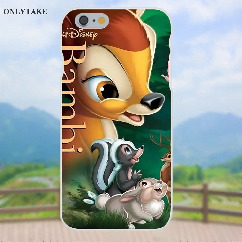 Vvcqod ТПУ Коке Дело 2017 Бэмби для Apple iPhone 4 4S 5 5C SE 6 S 7 8 плюс X Galaxy Grand Core II Prime