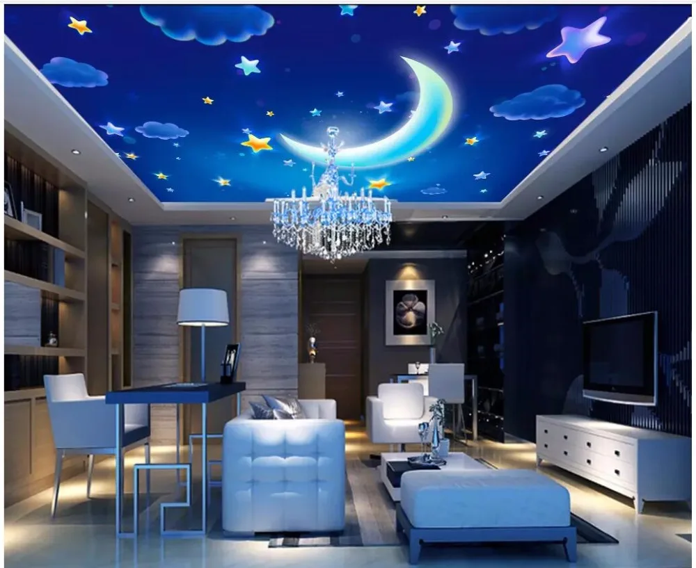 Custom photo 3d ceiling murals wallpaper Fantasy cartoon starry moon living room 3d wall murals wallpaper for walls 3 d
Custom photo 3d ceiling murals wallpaper Fantasy cartoon starry moon living room 3d wall murals wallpaper for walls 3 d