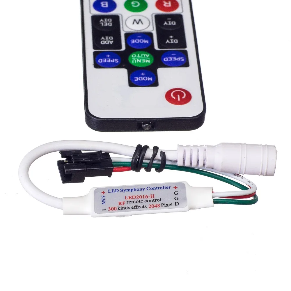 OSIDEN DC5 24V RF RGB LED контроллер полосы 14Key беспроводной пульт дистанционного
