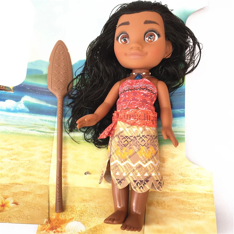 35 см Moana цифры мультфильм музыка Моана переговоры поют как далеко я буду идти свет