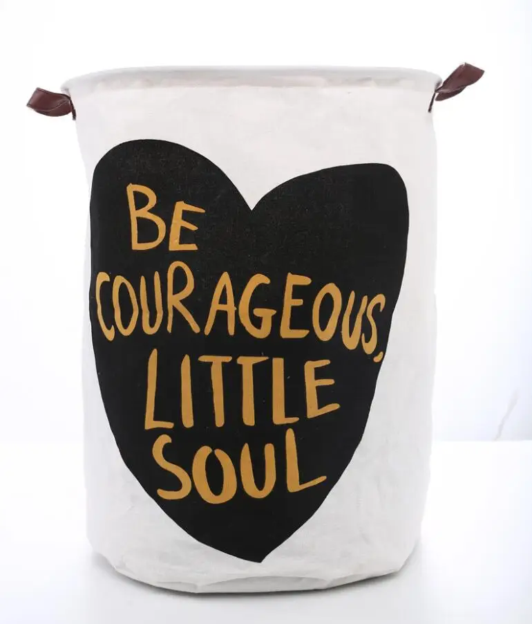 Новая мультяшная любовь Складная Водонепроницаемая корзина для белья хранения