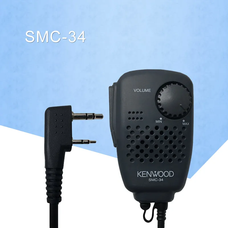 SMC 34 микрофон можно регулировать громкость для иди и болтай Walkie Talkie “иди TH F6A/F7A