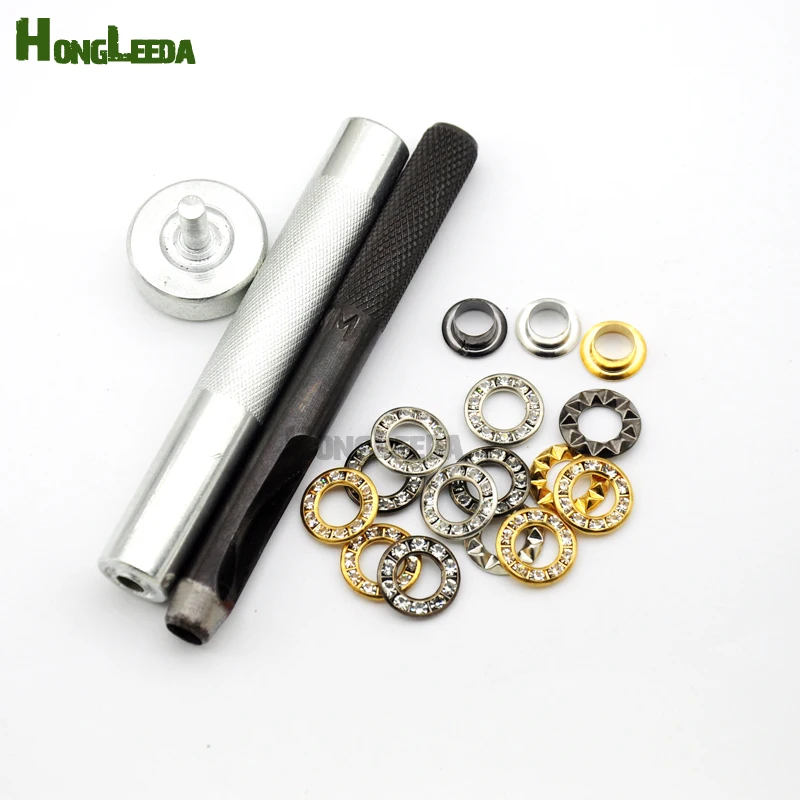 Для использования в домашних условиях 1 набор ручной пресс для кнопки люверсы