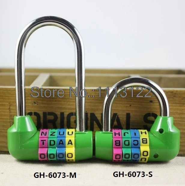 4 цифровой длинный бар английская буква Пароль замок Противоугонный кодовый DIY