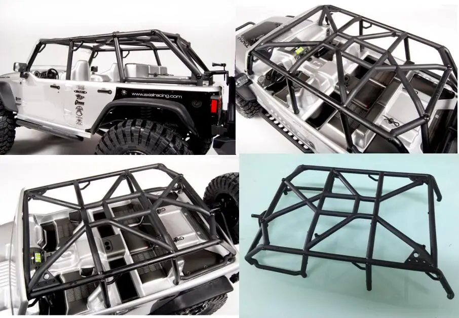 Крыша задний роликовый корпус/кровельный стеллаж комплекты для axial SCX10 AX90035 90027