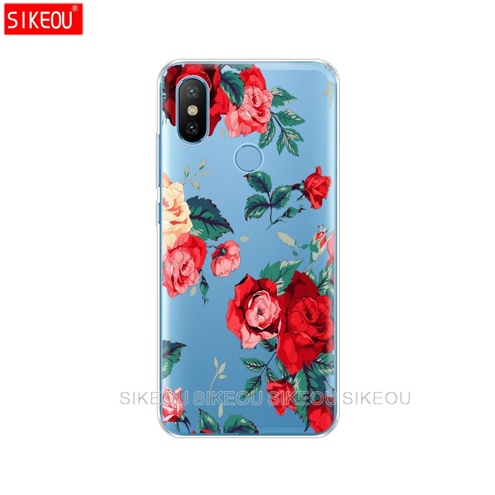 Силиконовый чехол для Xiaomi Mi A1 A2 5 Φ 5X 6 Mi5 MI6 NOTE 3 MAX Mix 2 2S Цветы Листья лиса | Мобильные