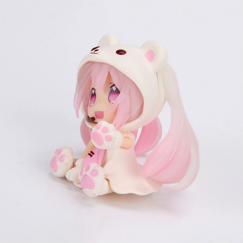 Япония Nendoroid Figma Аниме Хацунэ Мику Рисунок белый медведь Снег Q Ver. Коллекционные