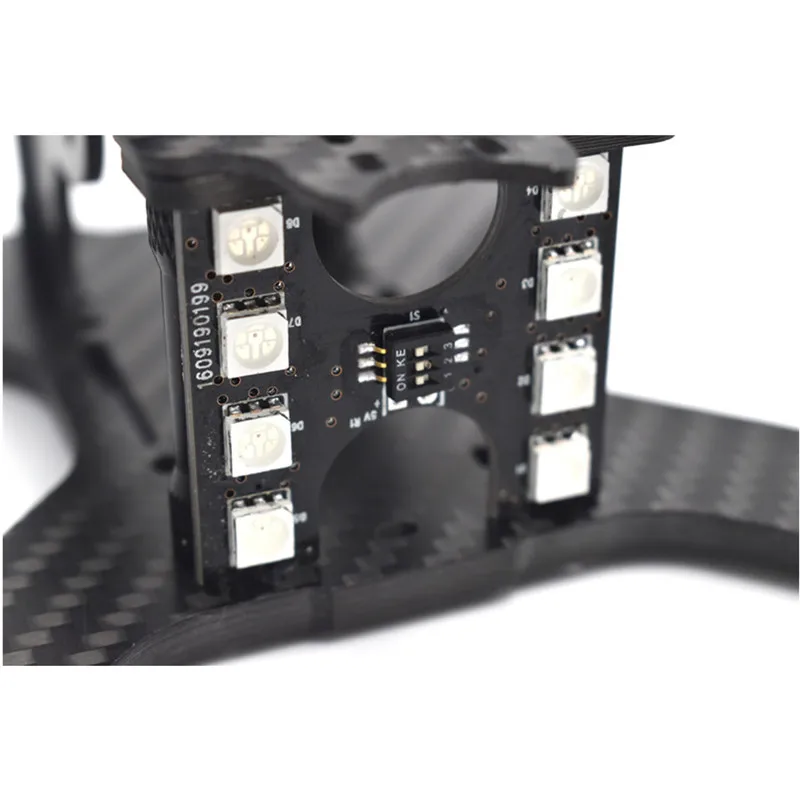 Realacc X210 V + 214 мм 6 K Carbon Fiber FPV Racing Frame 4 Рамка Рукоятки w/светодиодный доска для