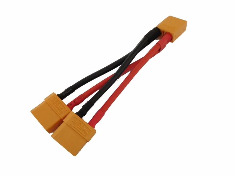 XT90 Параллельный разъем 12AWG батарея Y сплиттер кабель для FPV Lipo батареи