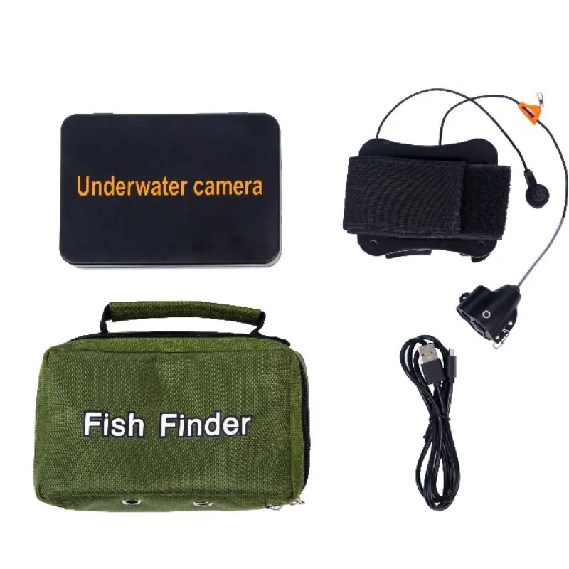 

WF15 15M 30M Professional Fish Finder Underwater Ice Fishing Camera with 5" LCD Monitor DVR temperature,direction,depth display