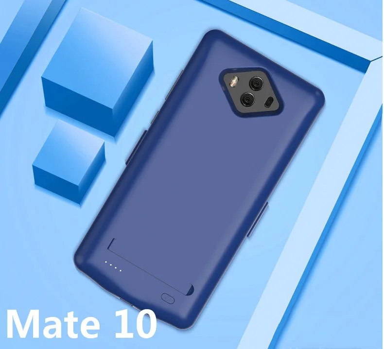 Mate 10 Blue 6800 мА/ч чехол для зарядного устройства для huawei mate 10 тонкий внешний аккумулятор держатель для зарядки чехол Резервный чехол s для huawei mate 9 - Цвет: Mate 10 Blue