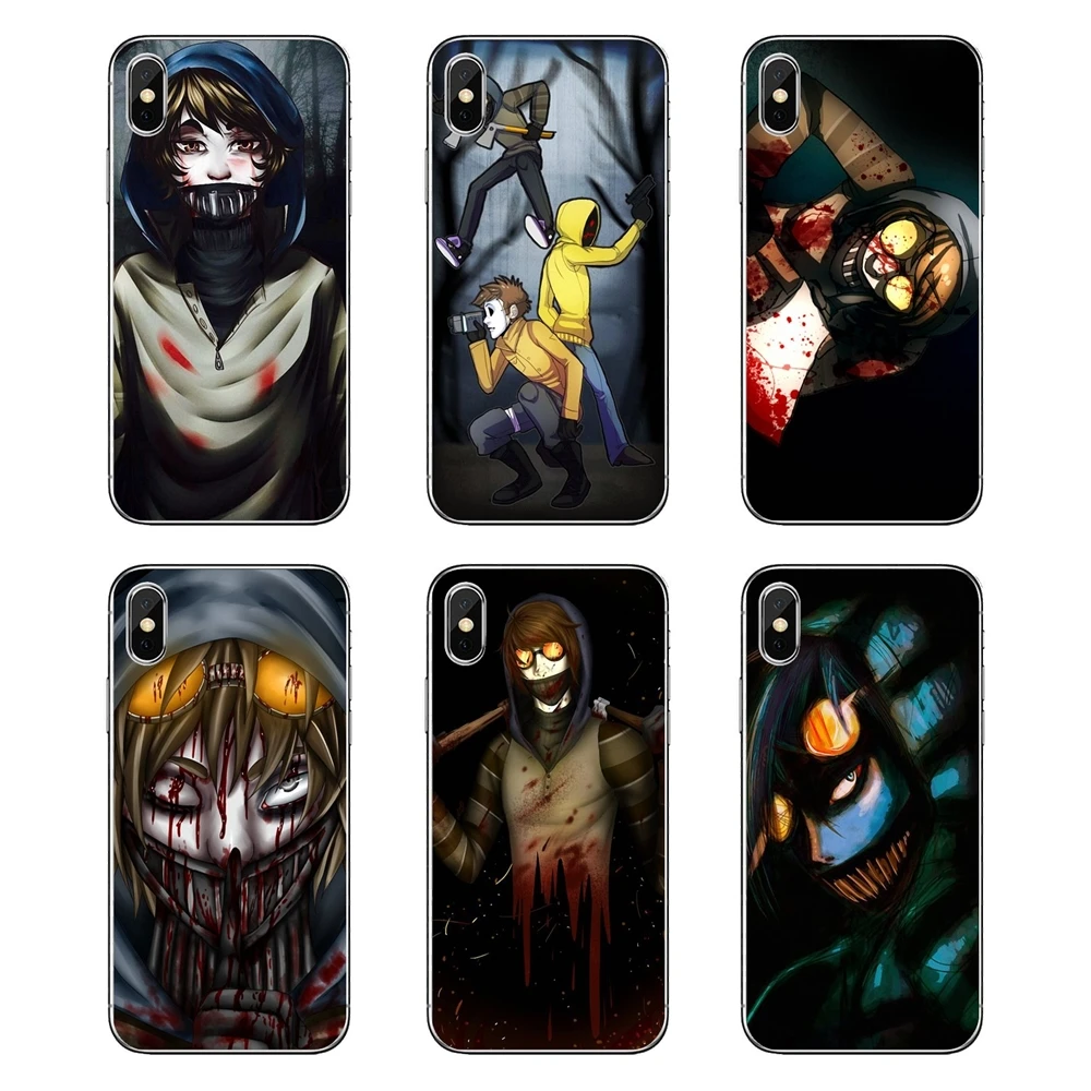 Прозрачный мягкий чехол для Samsung Galaxy A5 A6 A7 A8 A9 J4 J5 J7 J8 2017 2018 Plus Prime Creepypasta Ticci Toby x reader