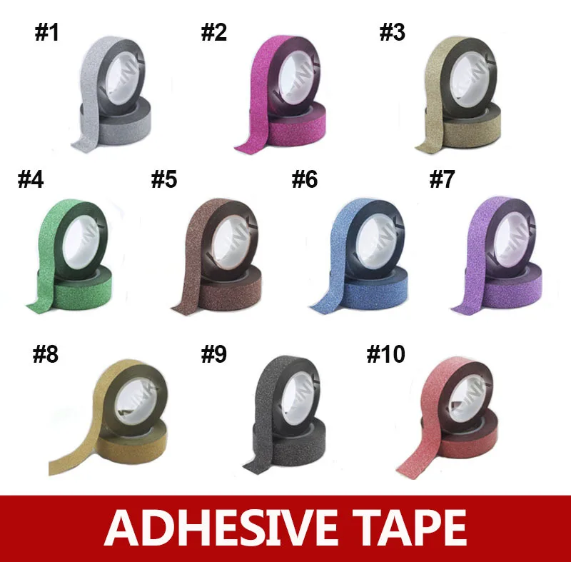 

30pcs / lot good quality solid color glitter tape , single pure color glitter decorative tape for scrapbooking DIY home decor