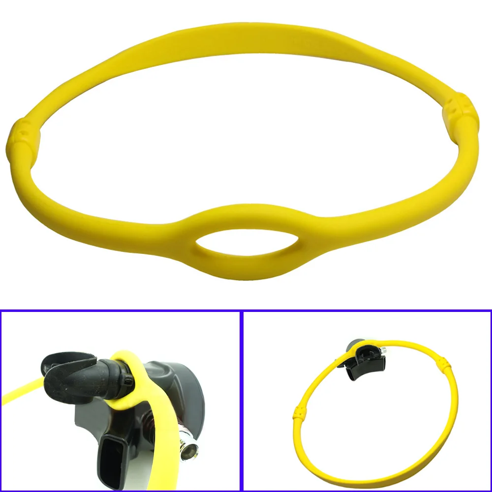

80CM Silicone Scuba Diving Octopus Second Stage Regulator Necklace Holder