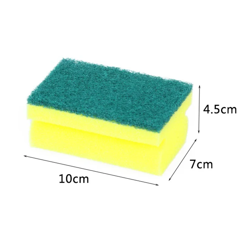 SAFEBET 1 шт. многоцелевой двусторонний губка чистящие прокладки для мытья посуды