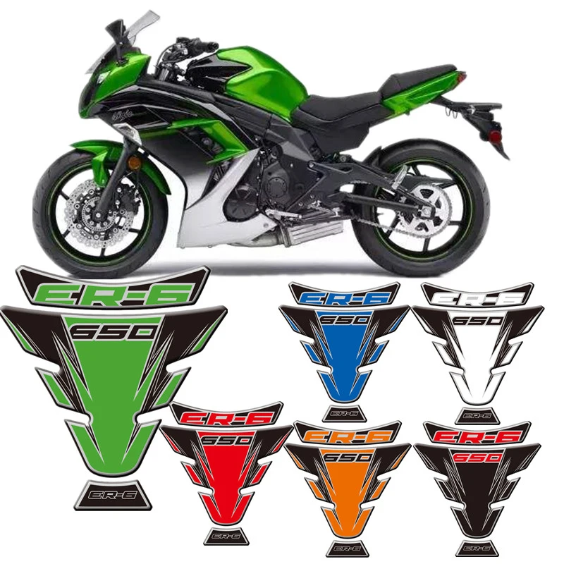 Для Kawasaki ER 6F 6N Ninja650 EX650 2006 2014 Мотоцикл 3D танк Pad защитный чехол наклейки