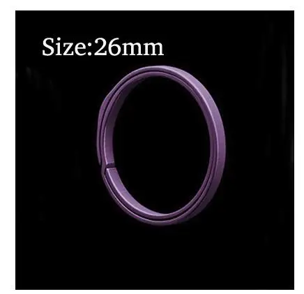 26 purple 20 мм/26 мм/33 мм серый TC4 титановый сплав брелок EDC Открытый Маленький Инструмент Синий брелок аксессуары - Цвет: 26 purple