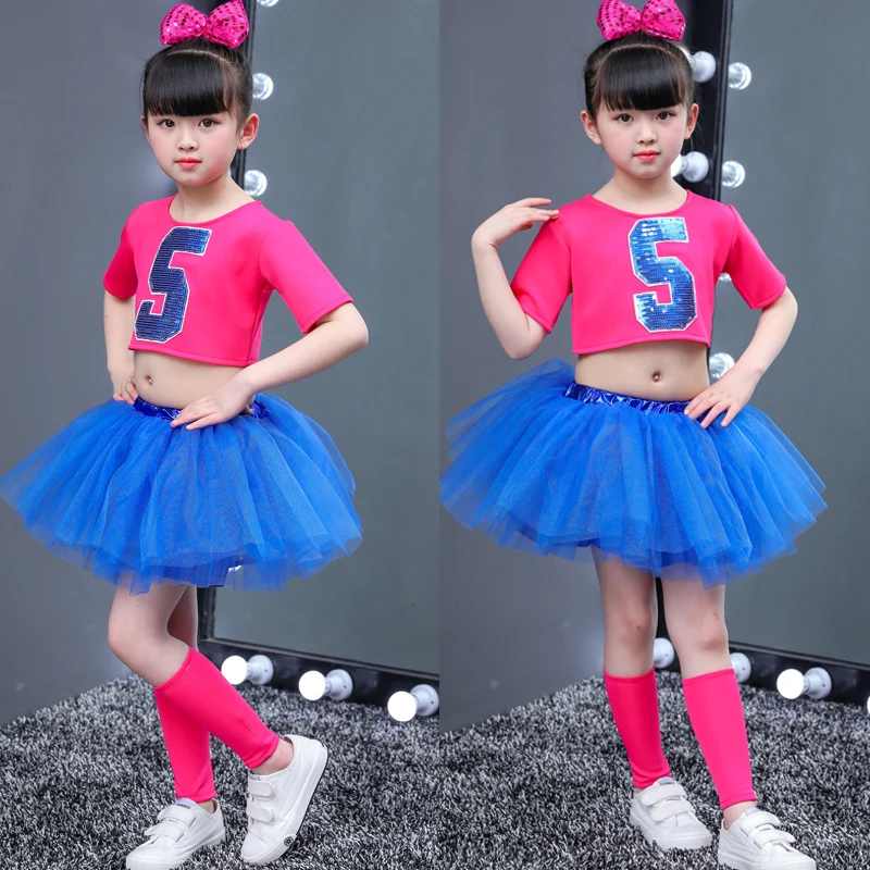 Новые костюмы для девочек пачка из вуали детская одежда джаза Черлидинга|Балет| |