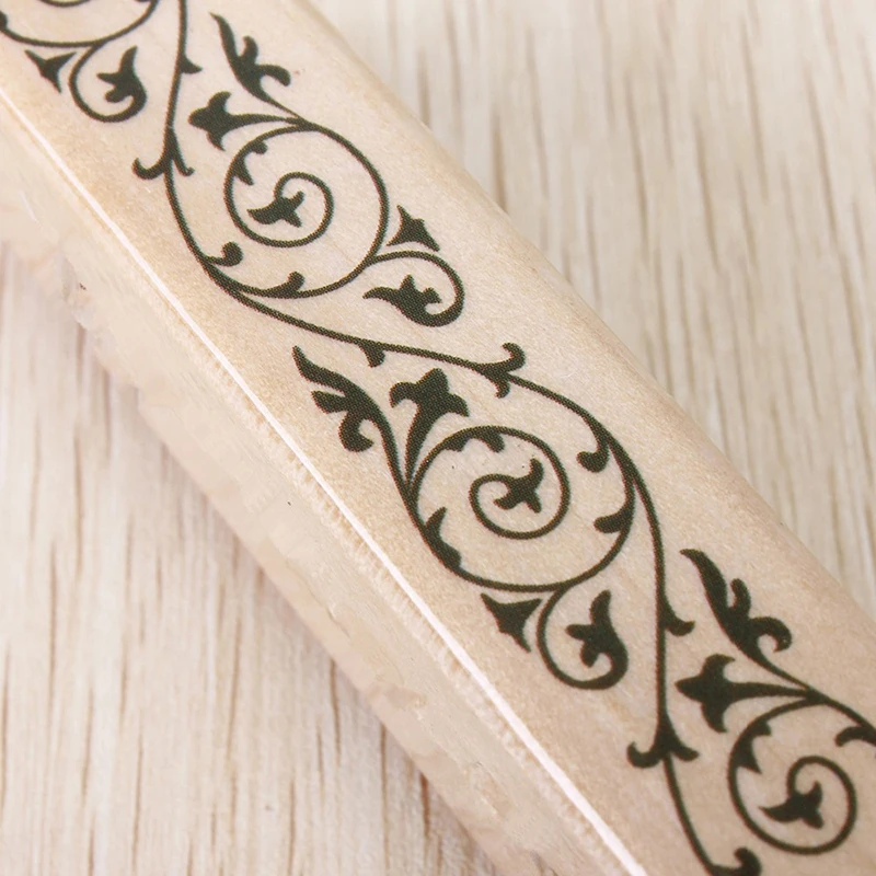 Красивый Дизайн Лучшая цена деревянный резиновый Цветок Кружева Печать