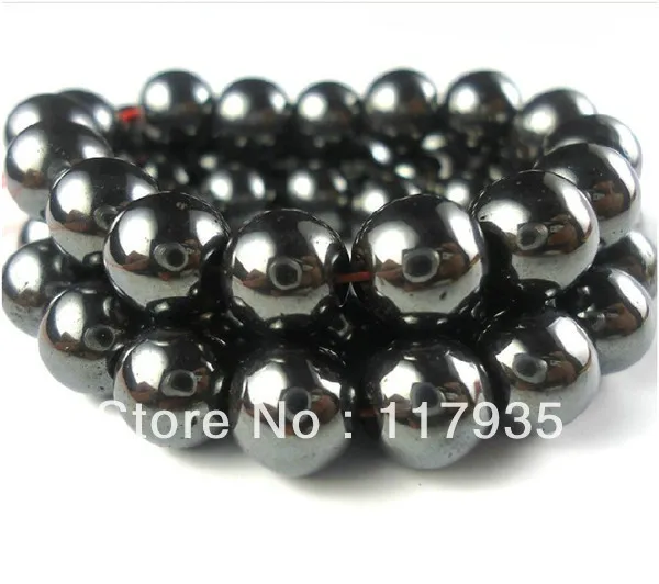Круглые немагнитные гематитовые бусины из натурального камня оптовая продажа 4-10