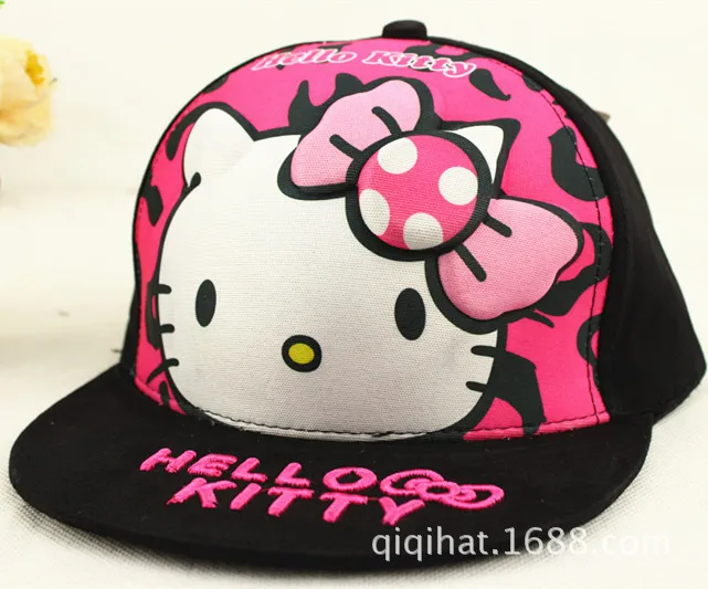 Новый стиль модная одежда для девочек летние рисунок Hello Kitty трехмерного