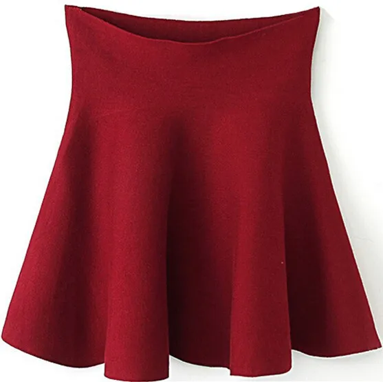 Юбка MWSFH Женская трикотажная с эластичной высокой талией мини-юбка