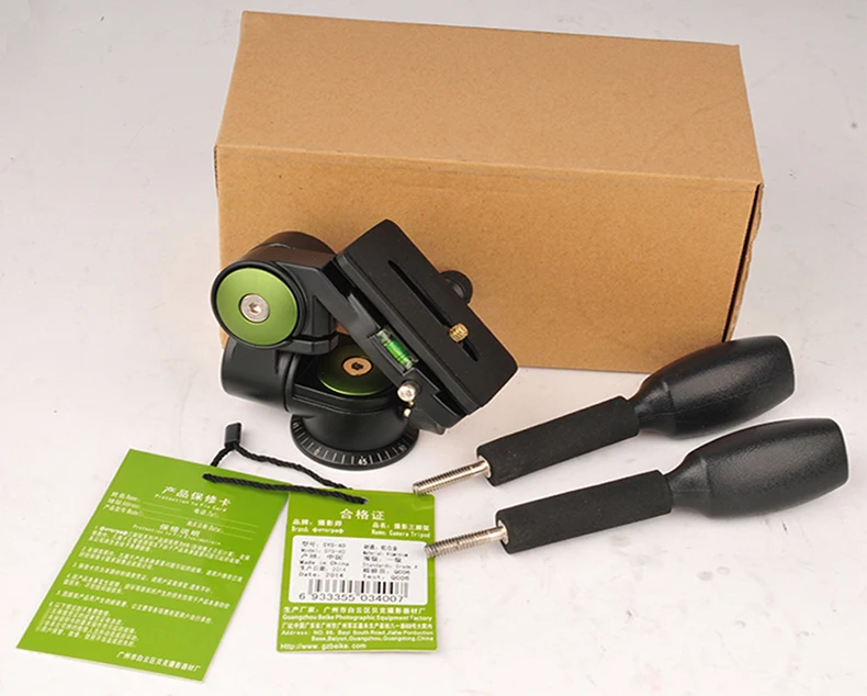 DPOTORPADP SYS40 шаровой головкой двойные ручки Quick Release Plate для Canon Nikon sony Fuji Камера штатив