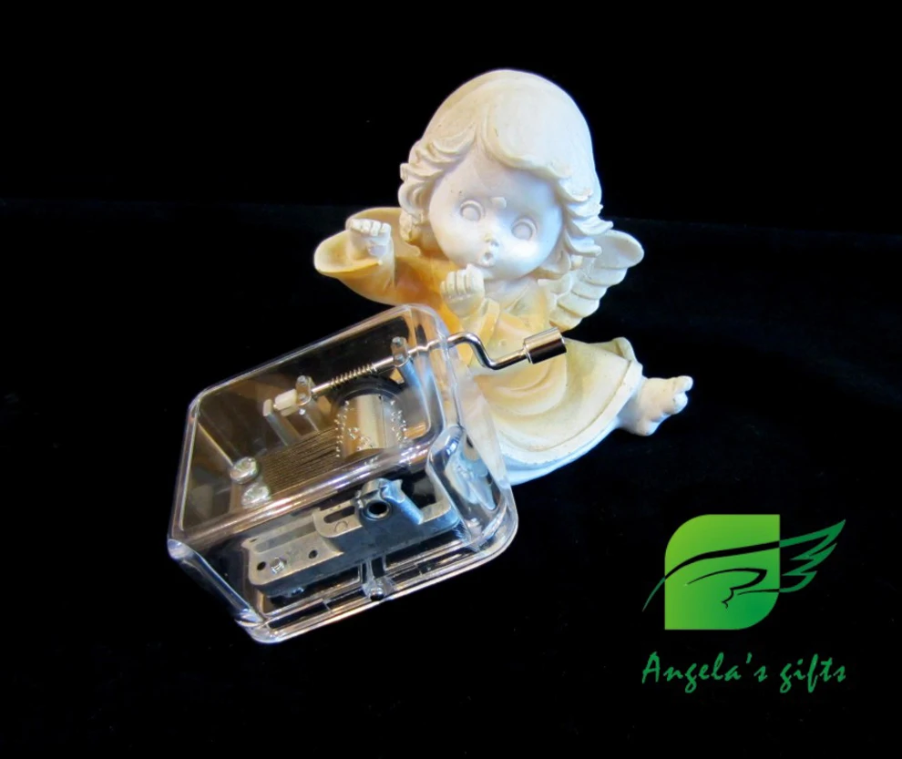 Прозрачная музыкальная шкатулка Музыкальная с изображением меха Элиза подарок