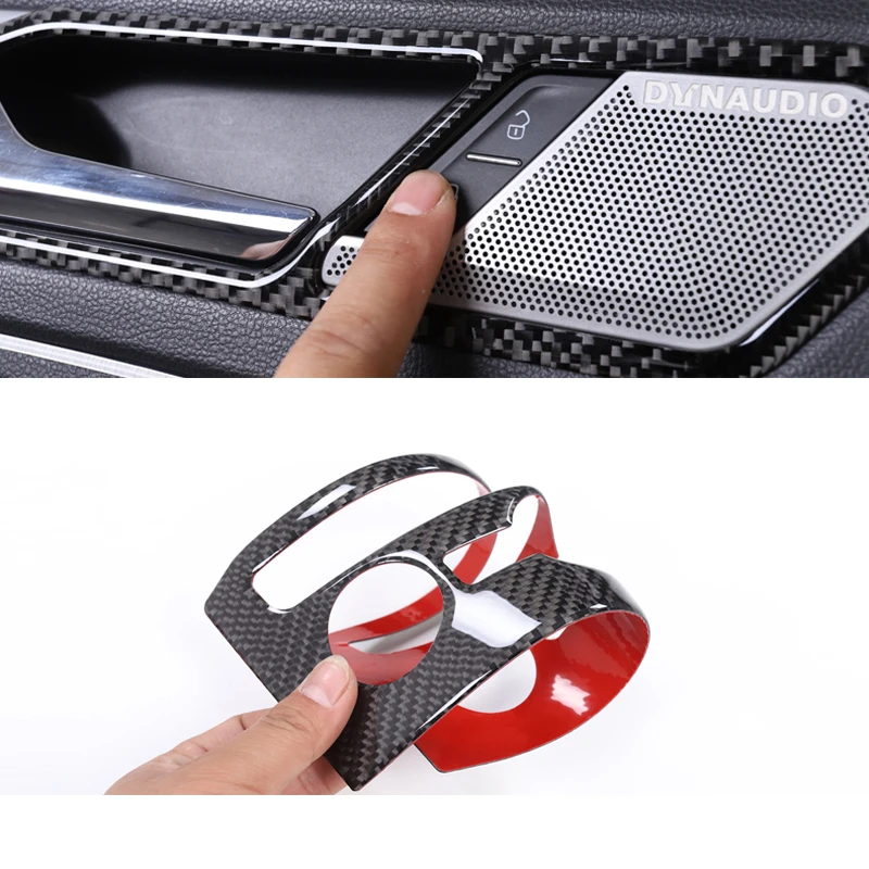 Для Tiguan второго поколения 2017 2019 полностью из углеродного волокна внутренняя