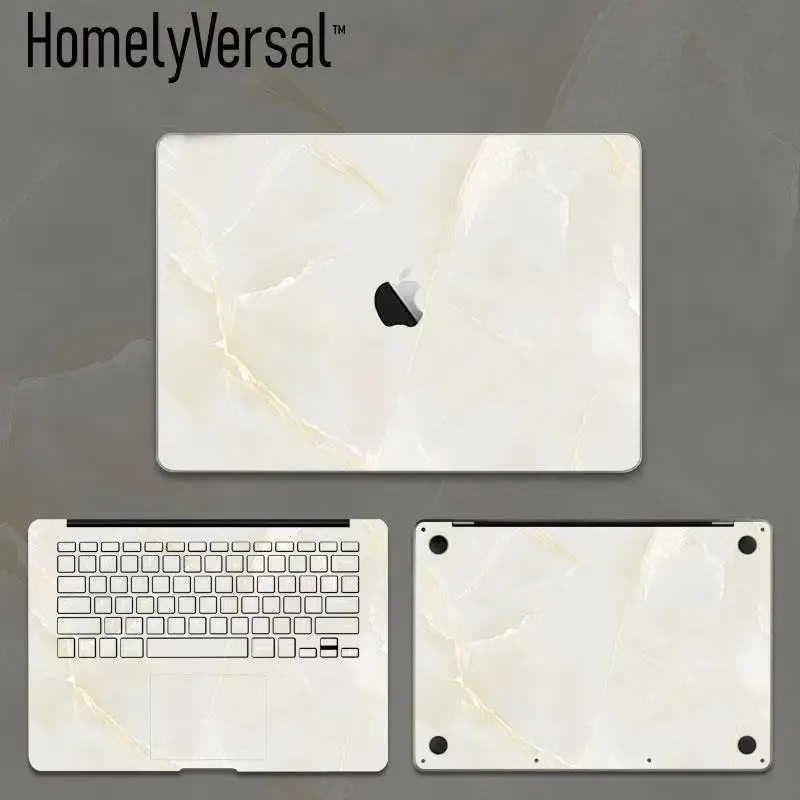Трехсторонняя симпатичная наклейка на ноутбук из ПВХ для Apple Macbook Air Pro Retina 11 12 13 15 17