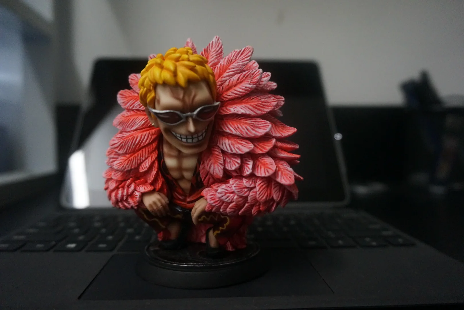 Фигурка японского аниме one piece Q version Donquixote Doflamingo 12 см экшн фигурка Коллекционная