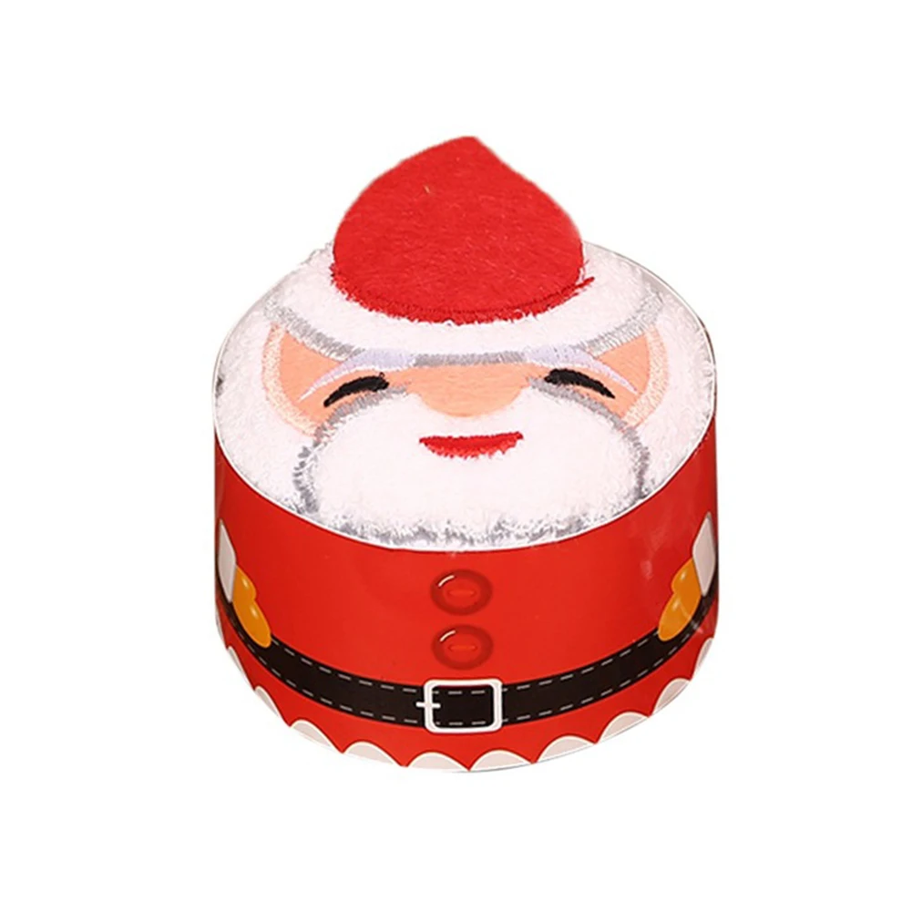 

Celebration Cake Modelling Cotton Towel Santa Snowman Towel Christmas Party Gifts Dropshipping