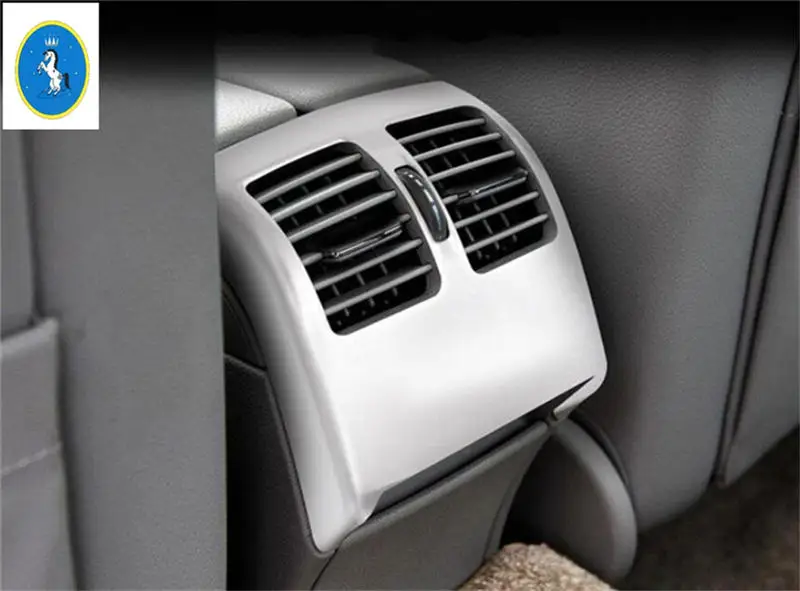 Model B Yimaautotrim подходит для Mercedes Benz C Class W204 2010-2013 ABS подлокотник коробка задний Кондиционер AC вентиляционное отверстие крышка выхода отделка - Название цвета: Model B
