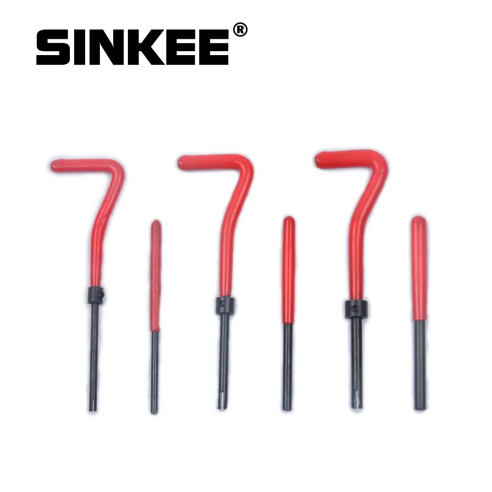 103 шт. Набор для ремонта резьбы Recoil Insert Drill Tap Car Garage Tools M5 X 0 8 M6 1 M8 25 SK1837| |