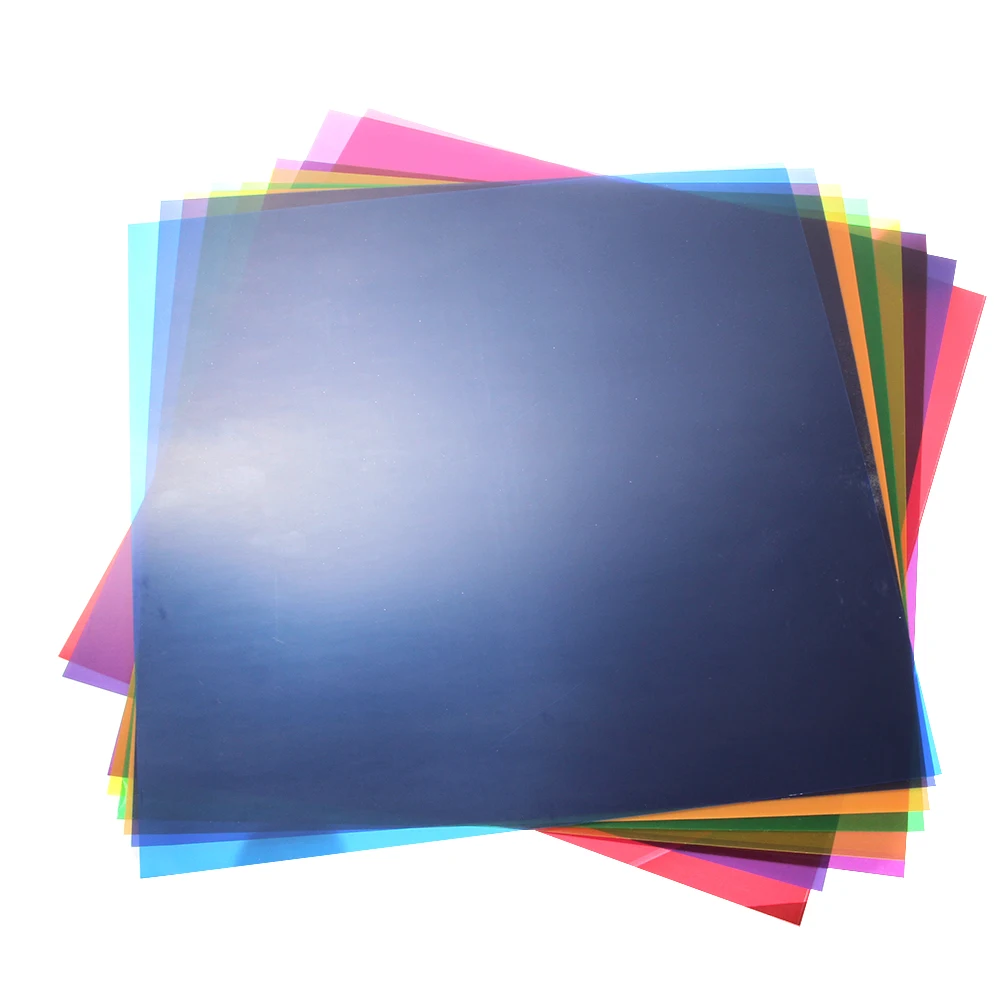 Прозрачные светофильтр 12 &quotx 12&quot/30x30 см гелевые корректирующие листы для