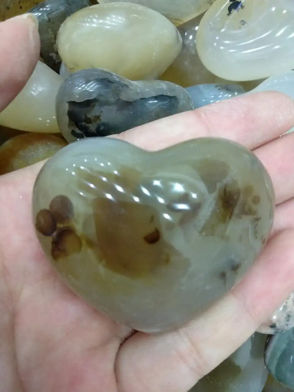 Gorgeous Rare Carnelian Geode Crystal Quartz Agate heart Polished Specimen Natural stones and Minerals | Дом и сад