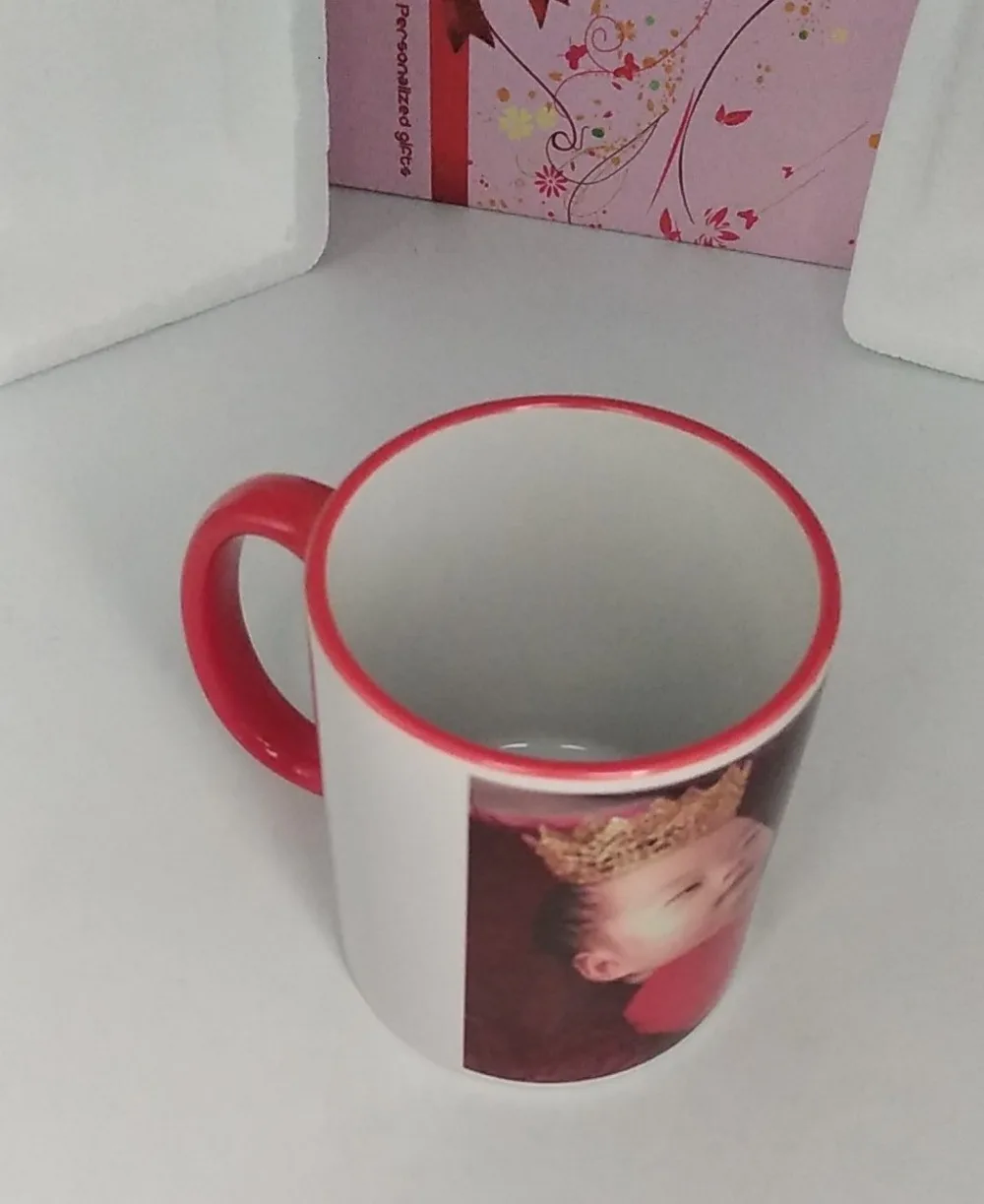 Цветная ручка керамическая чашка DIY Фото керамическая кружка DIY фото чашка Персонализированное изображение креативные подарки для влюбленных друзей семья MAZWEI