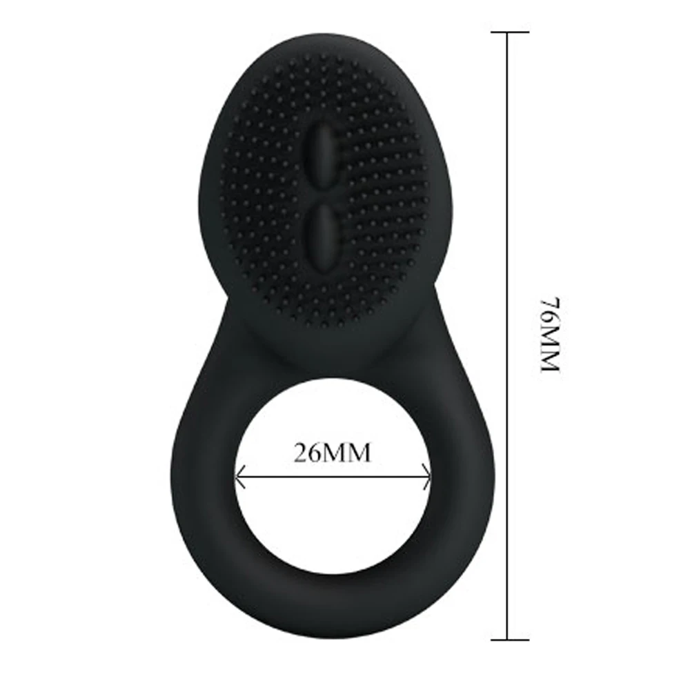 Силиконовый Вибрирующий фиксатор для пениса мягкий Стимулятор клитора вибратор
