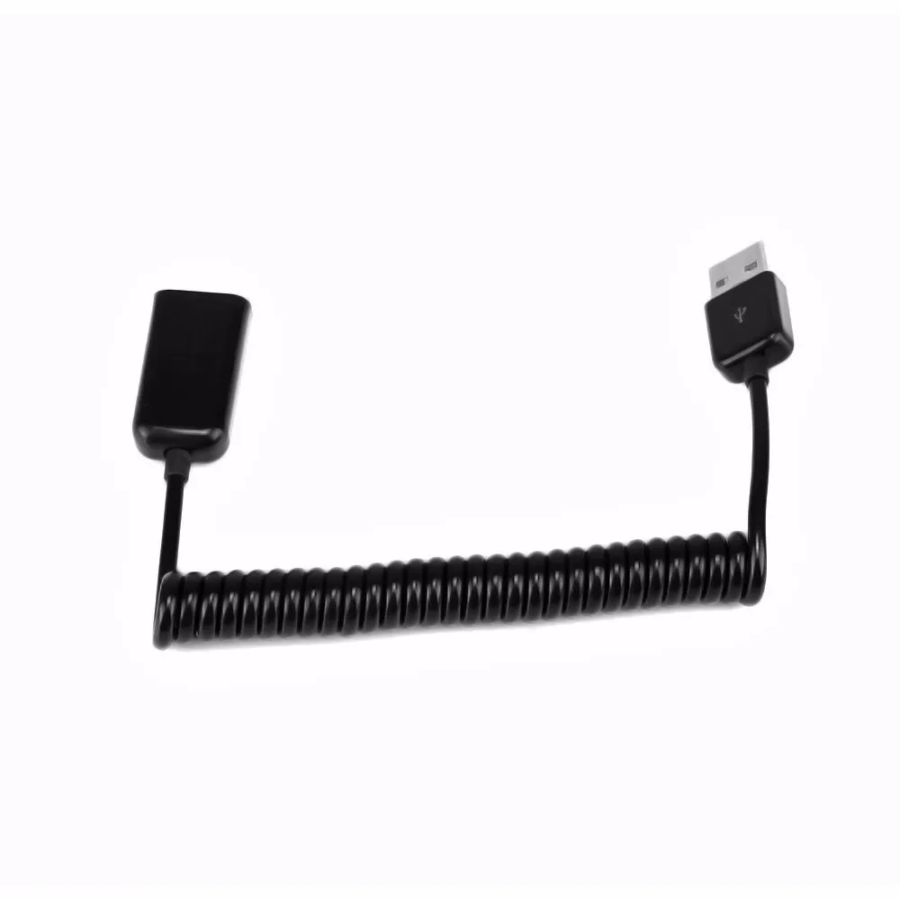 Пружинный раздвижной кабель usb 2 0 Удлинительный для передачи данных от AM до AF male female 3 фута расширенных