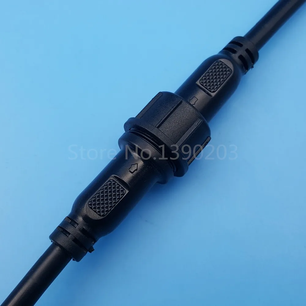 5 пар Черный Водонепроницаемый 2Pin 18AWG/0,75 мм 20 см кабель провода разъем для светодиодный полосы OD 6 мм