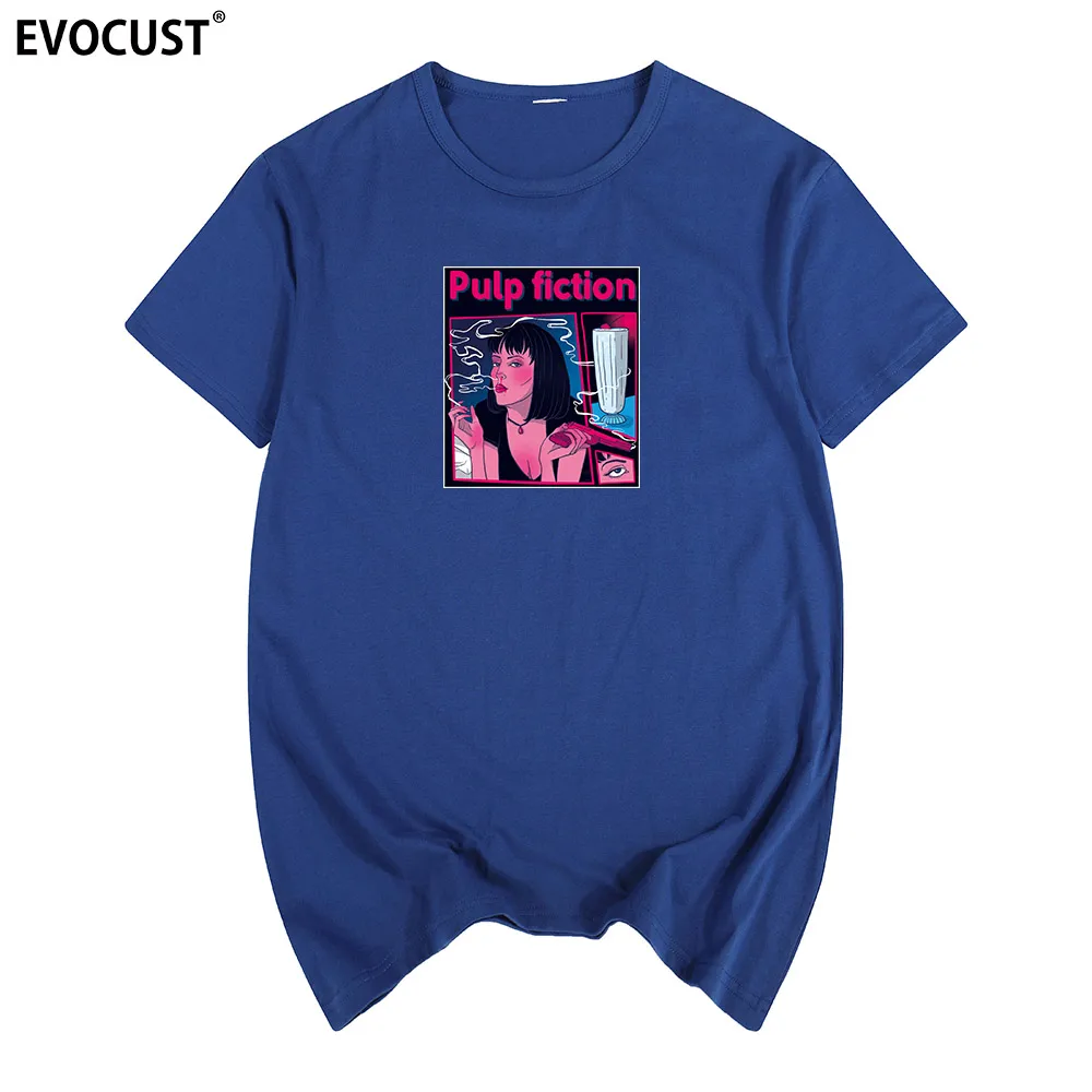 Мужская хлопковая футболка с коротким рукавом Pulp Ghost новинка модная унисекс для