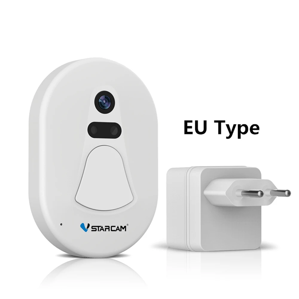 Timethinker умный дом Wi-Fi дверной звонок разъем для EU US UK AU RF дверной звонок домашний удаленный монитор ночного видения видео двери Cam - Цвет: EU Type