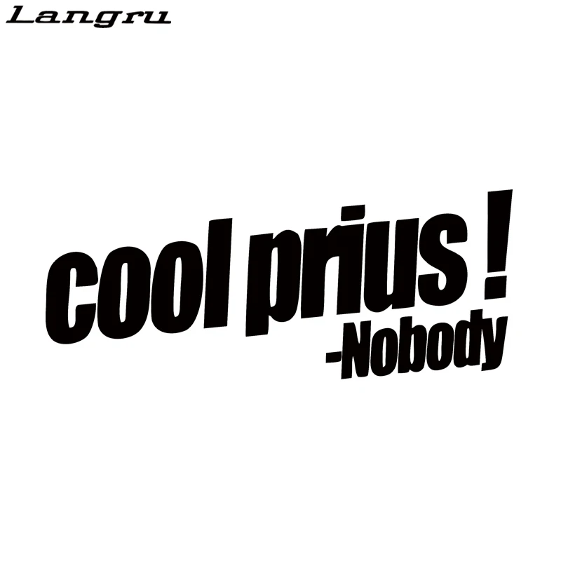 Langru для крутого Prius Забавный гоночный грузовик дизельное Окно Наклейка задняя