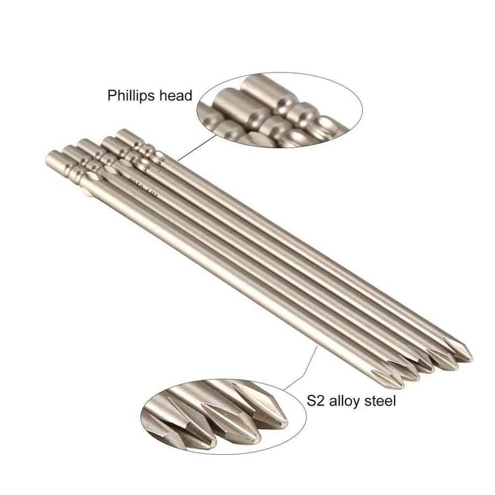 Goto S2 Сталь 5 шт. Магнитная Precision Philips отвертка Биты крест Tip руки Ремонт Открытие