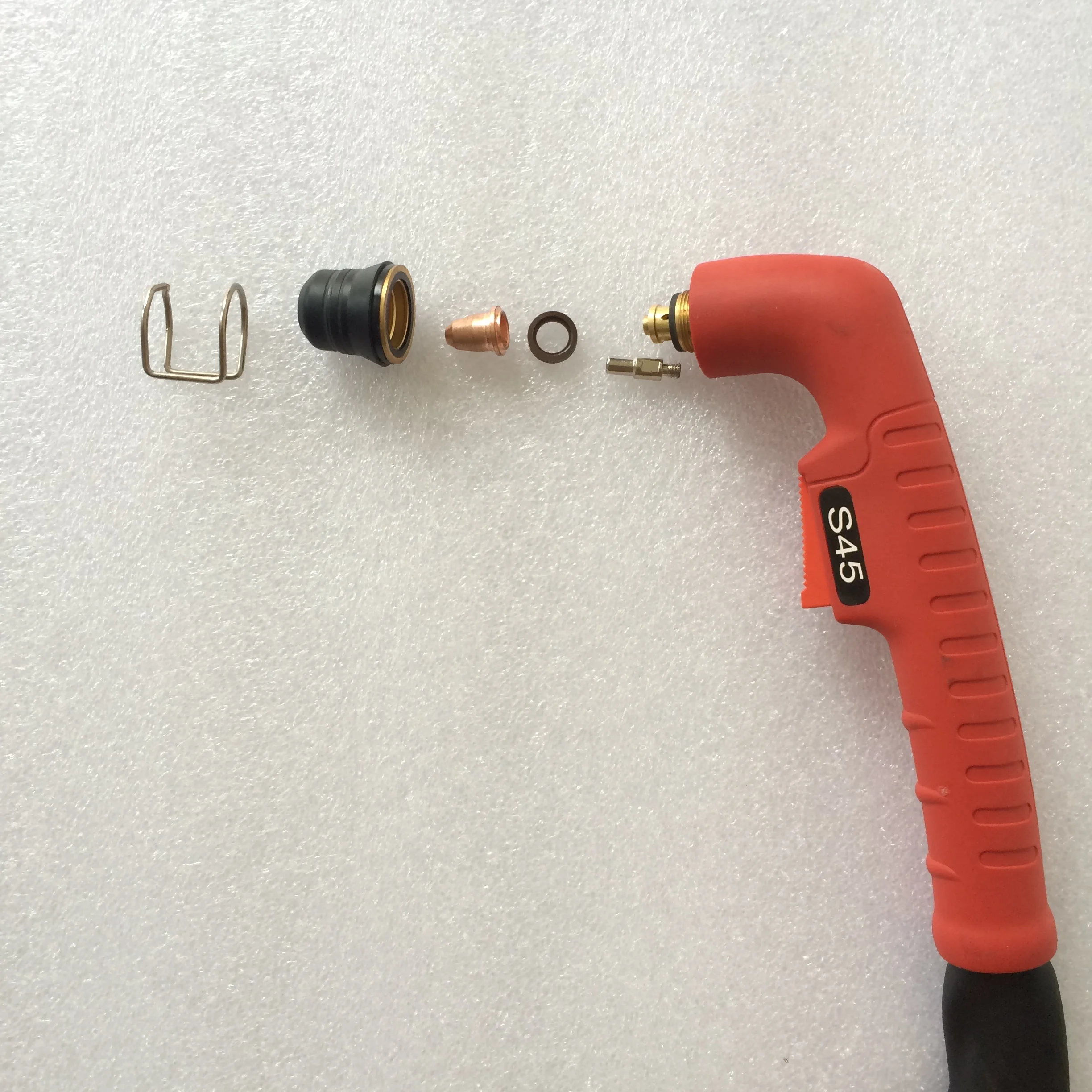 Trafimet Ergocut S45 Plasma Cutter Consumables Torch Complete 4M Cable Pilot Arc with Euro Central Connector Adaptor | Инструменты
