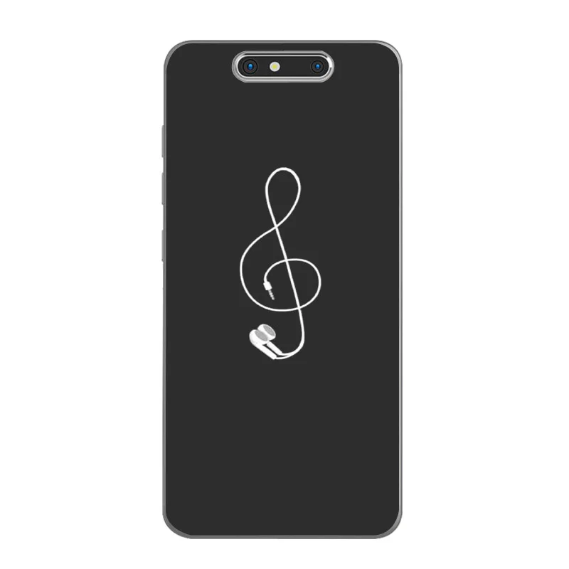 Мягкий силиконовый чехол для zte Blade V8, чехол с рисунком для zte Blade V 8, матовый чехол для телефона с рисунком цветка кота - Цвет: 20
