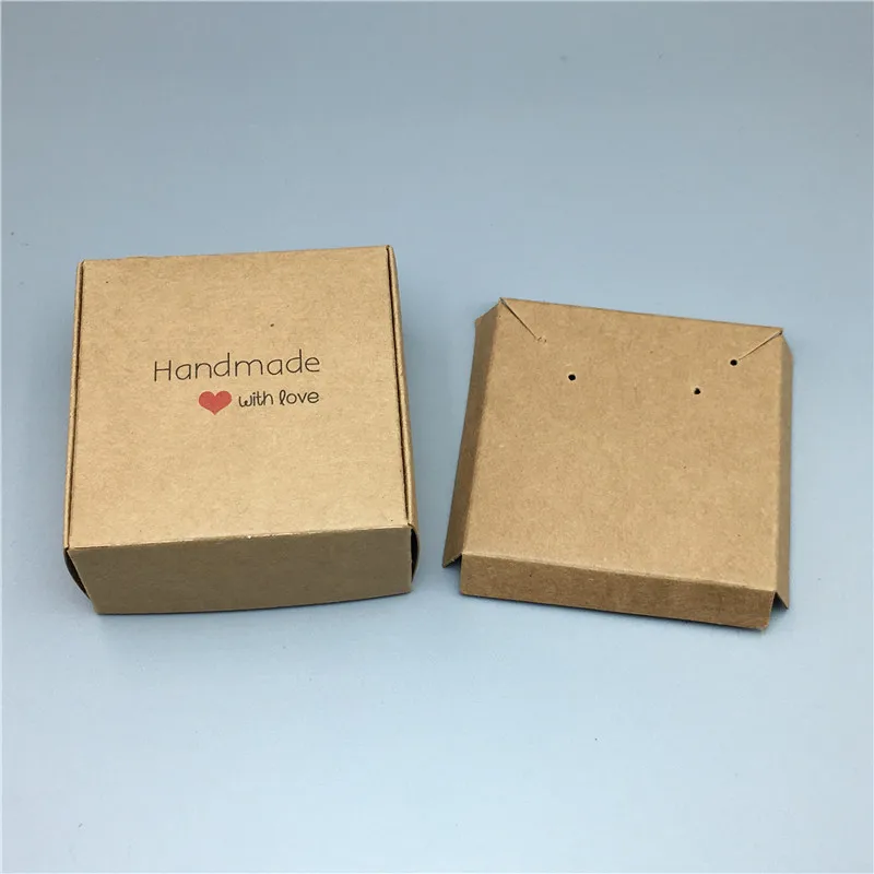Brown HM R Бумажные картонные подарочные коробки для летательных аппаратов, набор украшений, крафт-коробки, ожерелье, подвеска, серьги, дисплеи, коробка - Цвет: Brown HM R
