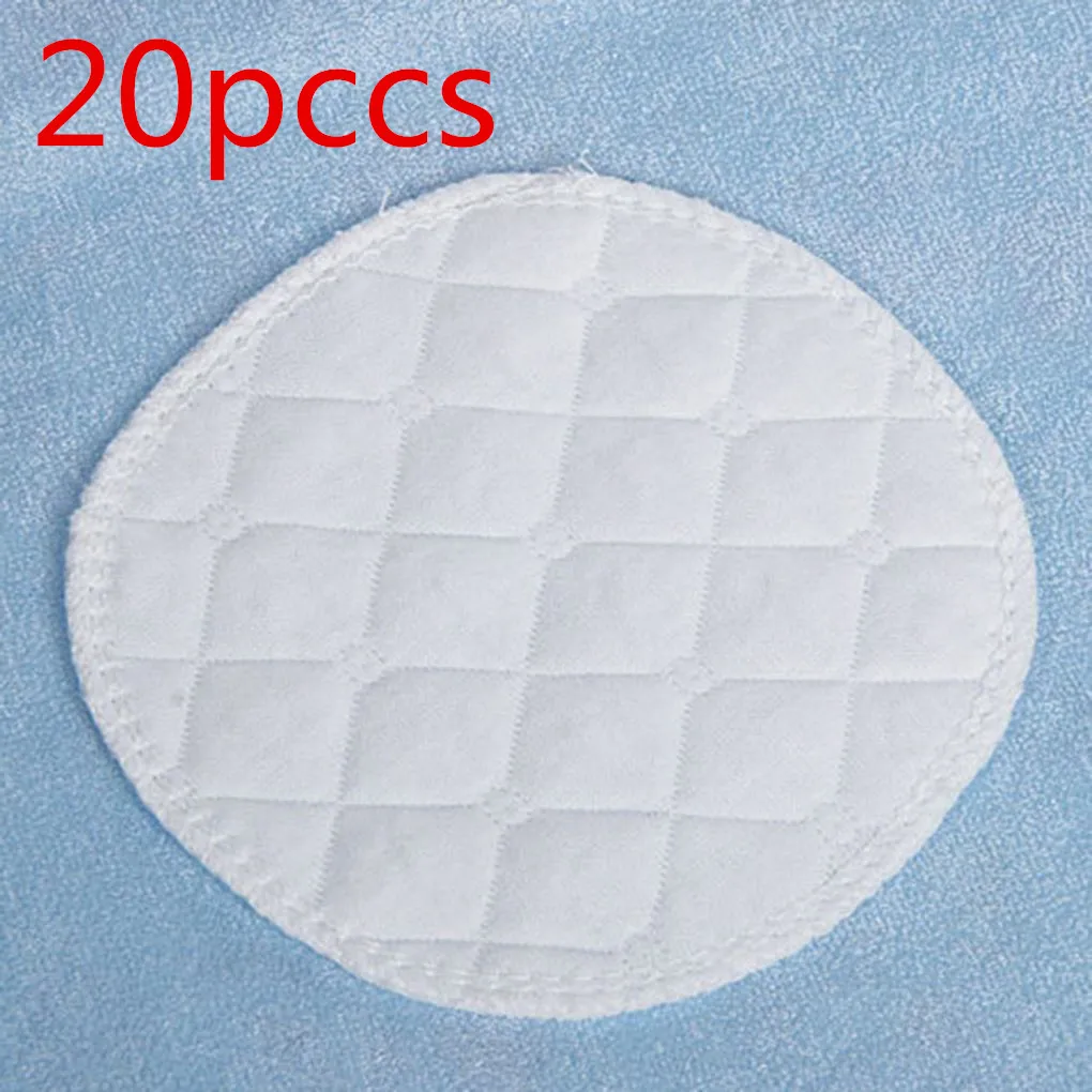 20pcs 10/20 штук три слоя экологического Хлопок Грудное вскармливание колодки от подтекания молока многоразовые грудные прокладки для кормящих моющийся абсорбент для малышей - Цвет: 20pcs